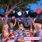 2-Pack Patriotic LED Fairy Lights - 66ft 200 LED Battery Operated Red White & Blue Decor